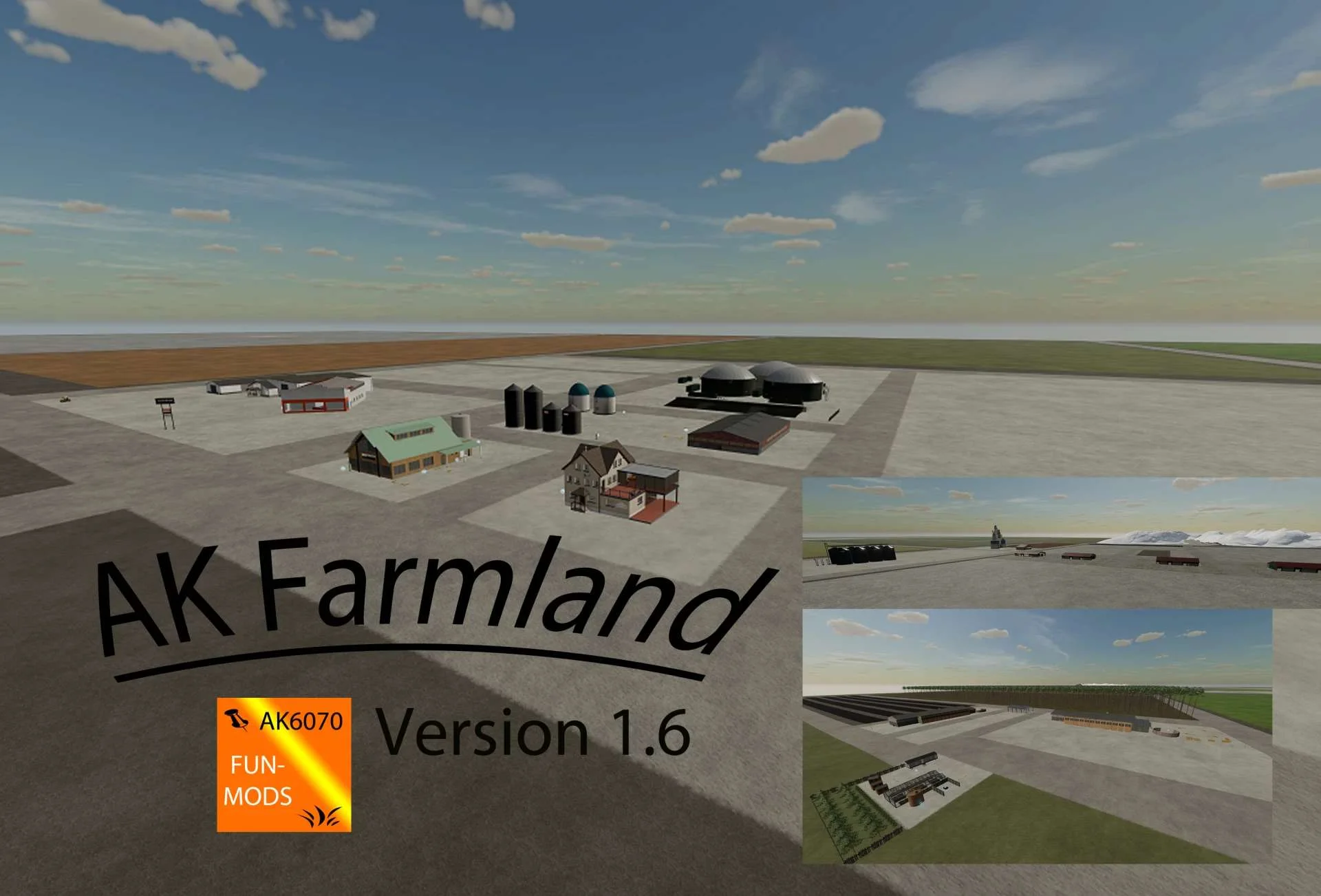 AK Farmland V1.6 FS22 FS22 Mod Free Download