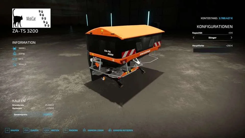 Amazone Za Ts 3200 v1.0.1 FS22