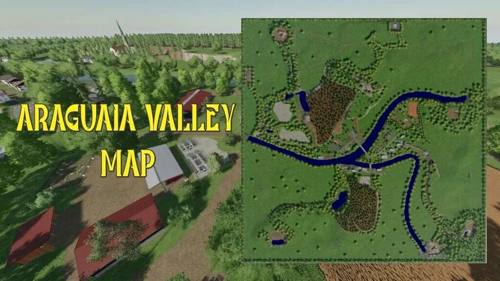 Araguaia Valley Map v1.0 FS22 FS22 Mod Free Download