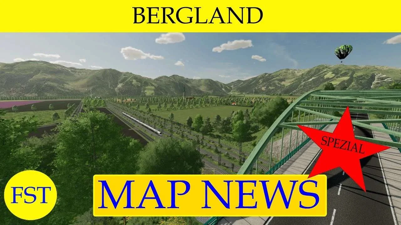Bergland Map v2.0 FS22 FS22 Mod Free Download