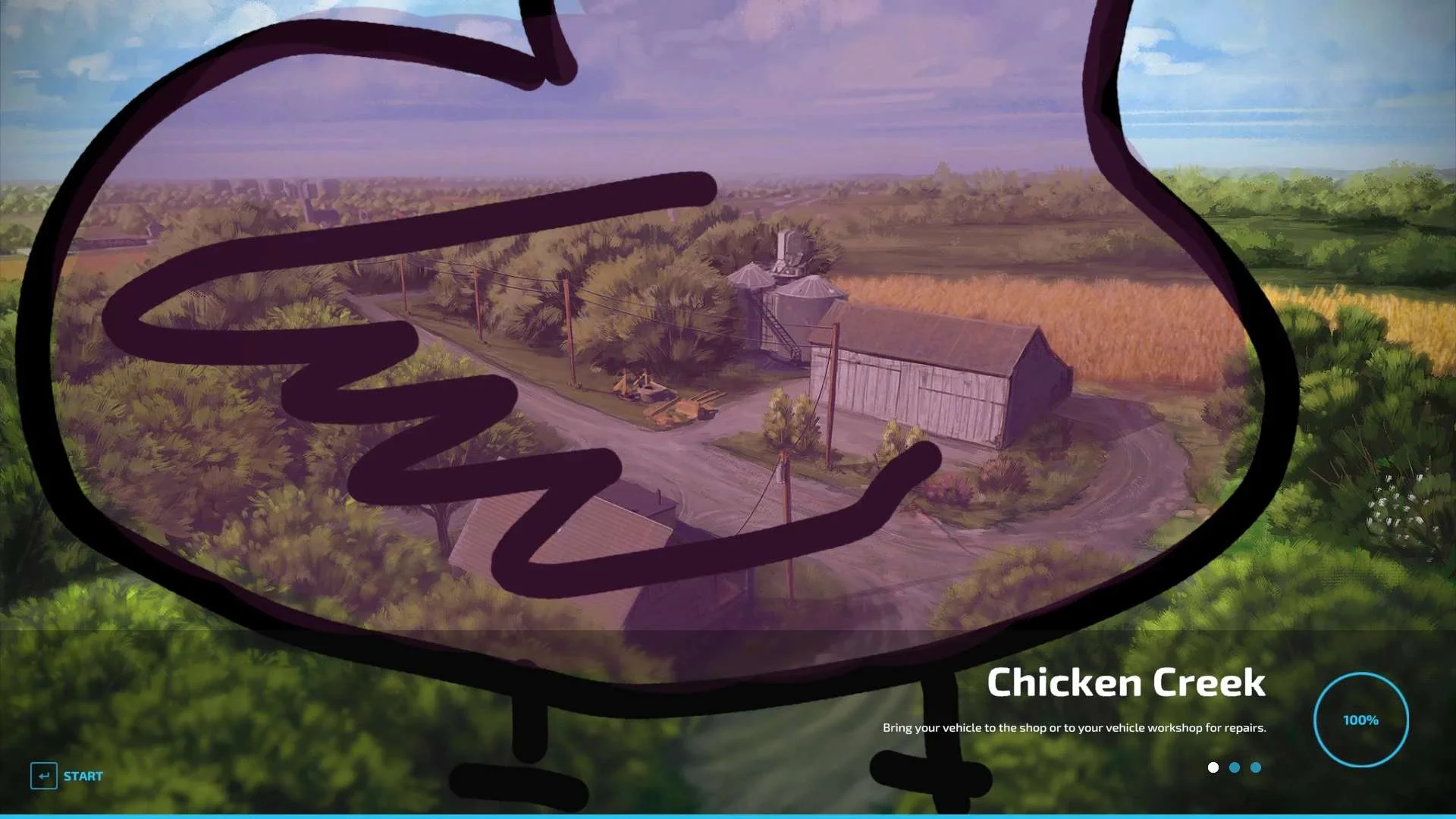 Chicken Creek v1.0 FS22 FS22 Mod Free Download