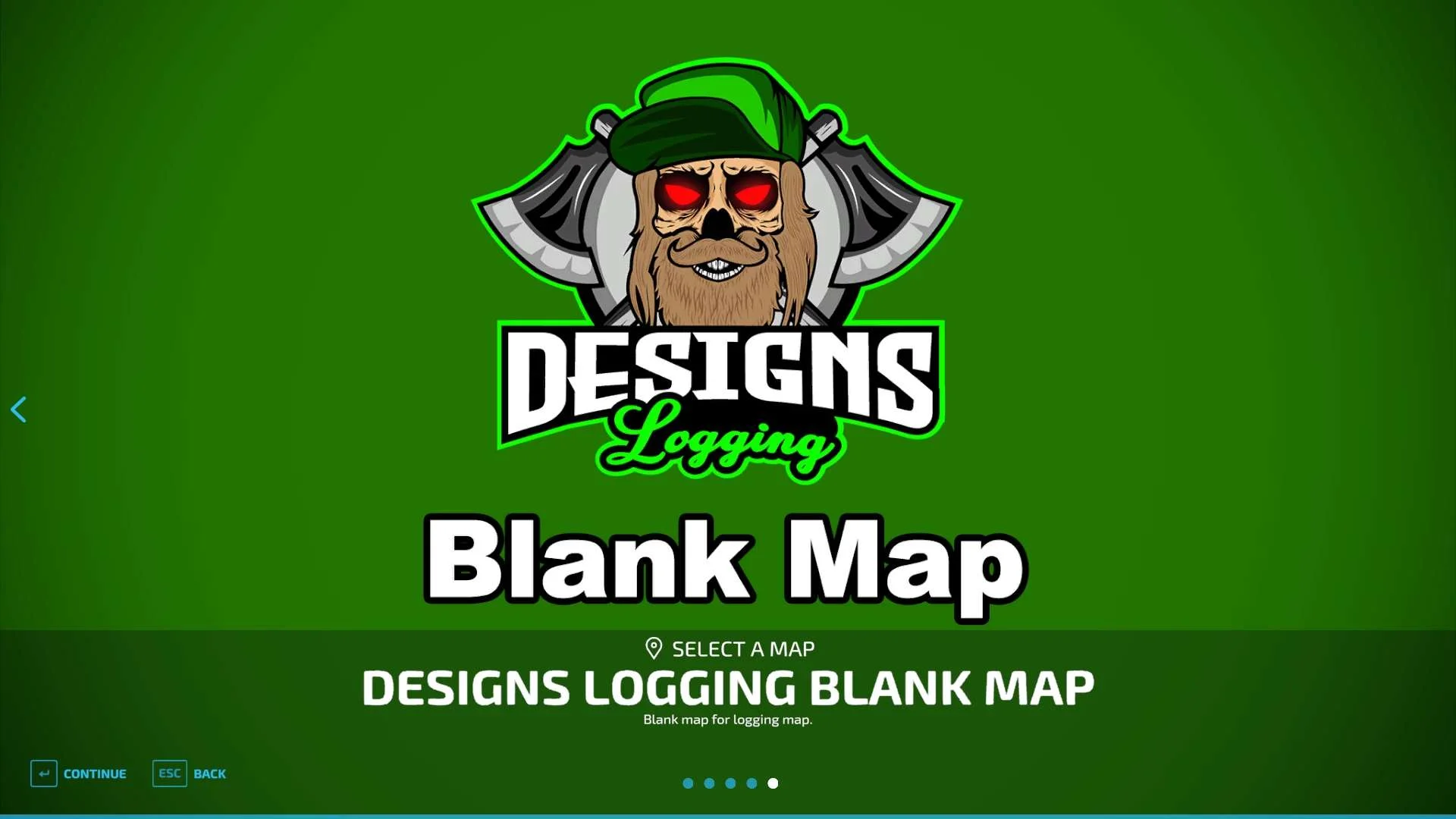 Designs Logging Blank Map v1.0 FS22 FS22 Mod Free Download
