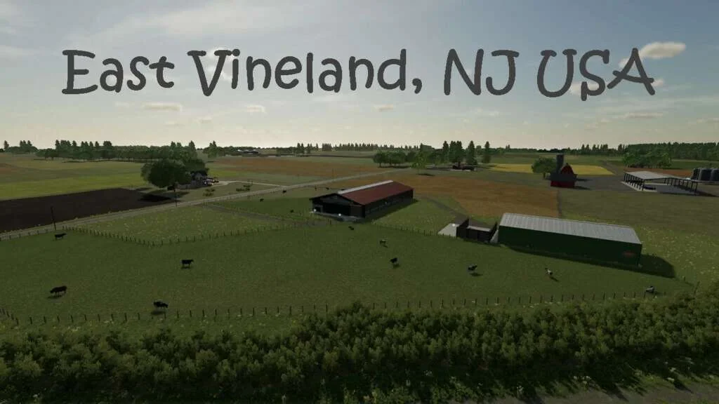 East Vineland, NJ USA v1.2.0.1 FS22 FS22 Mod Free Download