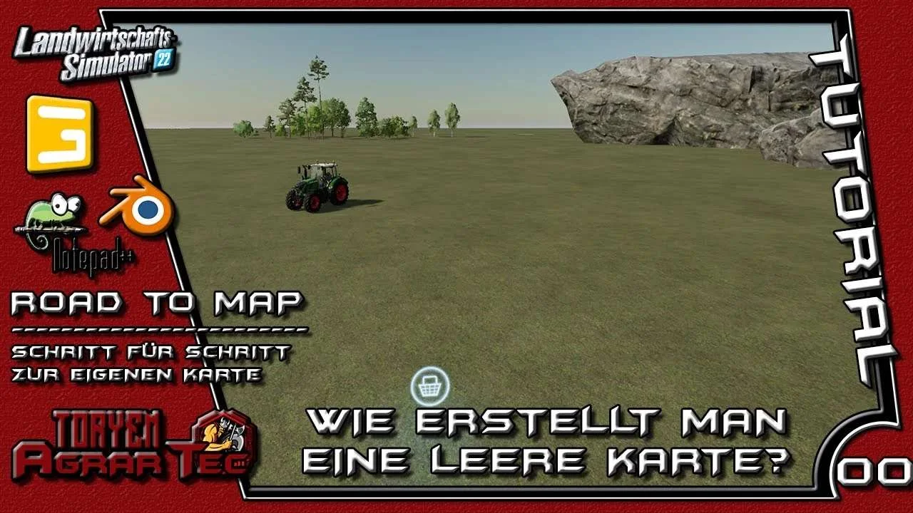 Empty map for mapping single and 4-fold v1.0 FS22 FS22 Mod Free Download