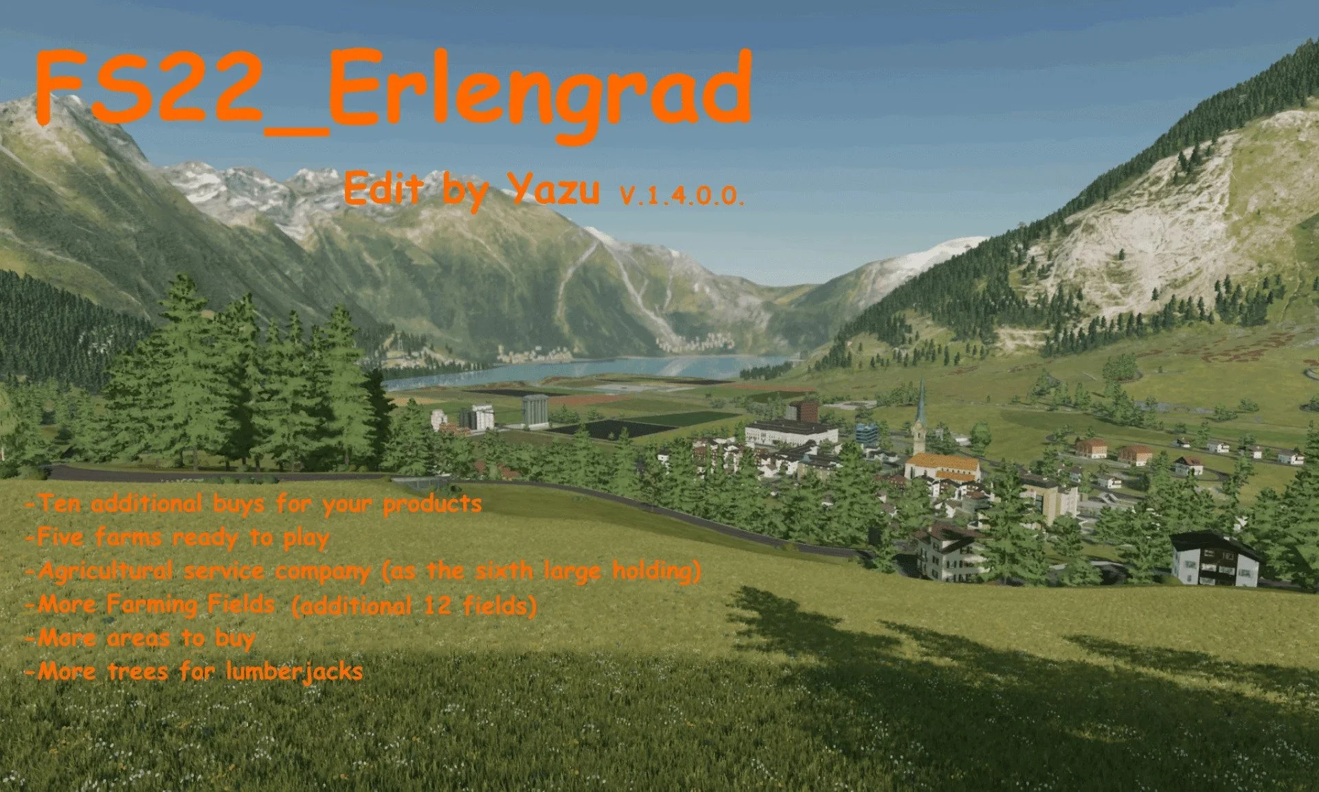 Erlengrad Map v1.4 FS22 FS22 Mod Free Download