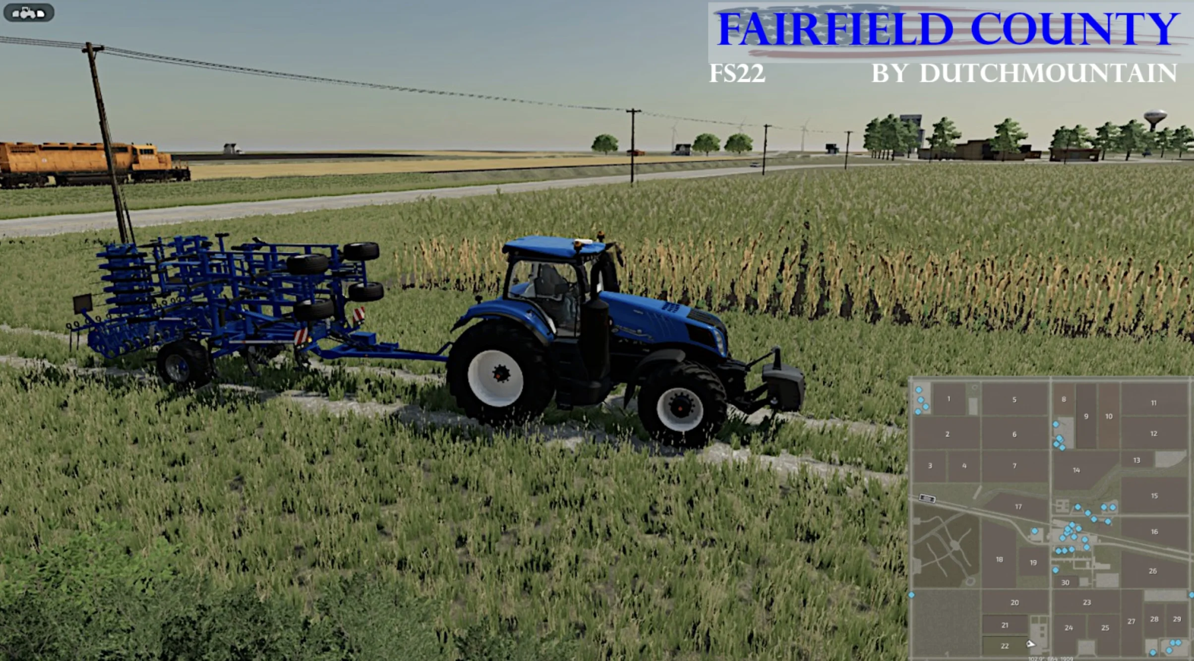 Fairfield County V1.0 FS22 FS22 Mod Free Download