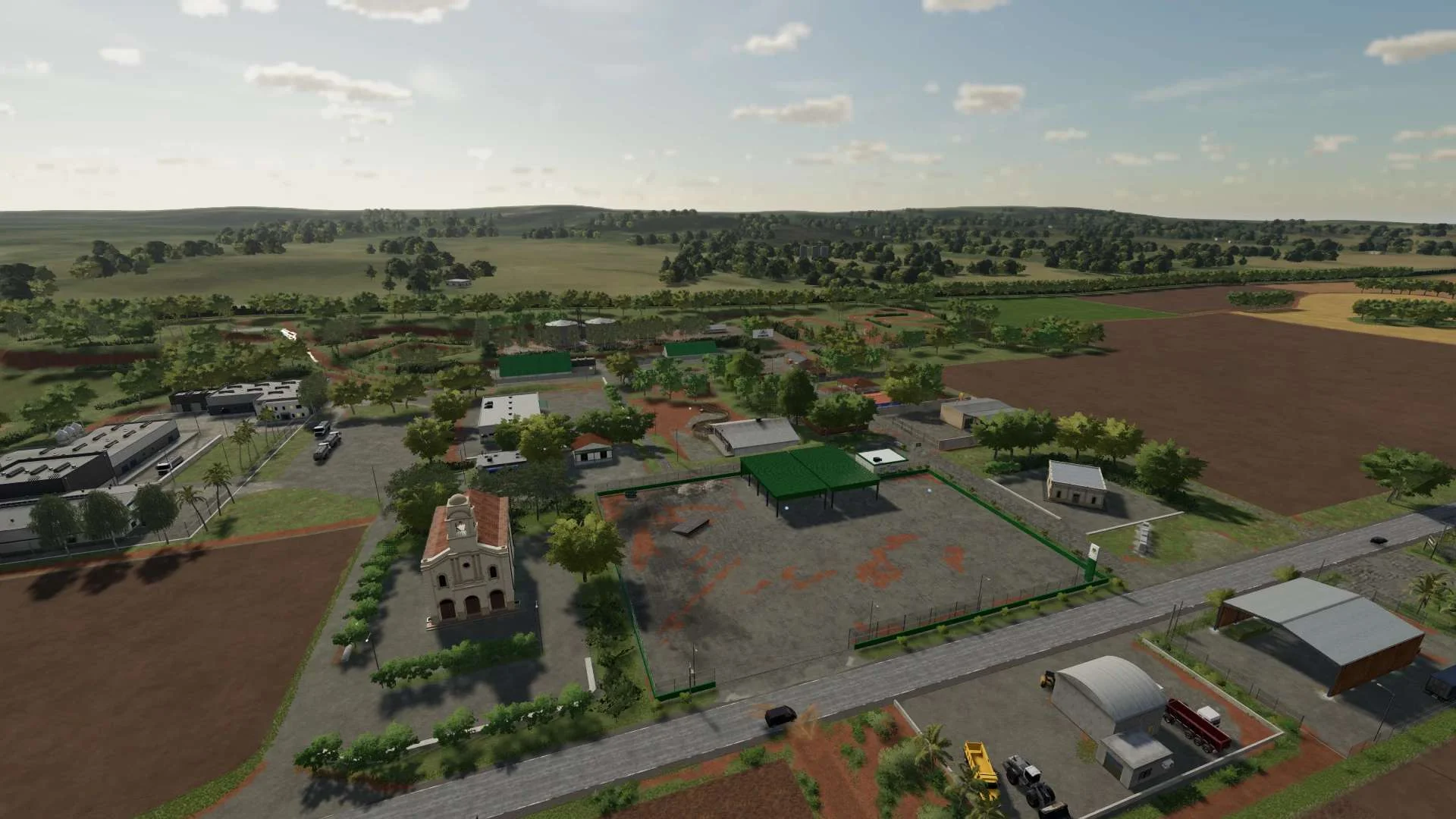 FARMINOPOLIS MAP ROWCROP v1.0 FS22 FS22 Mod Free Download