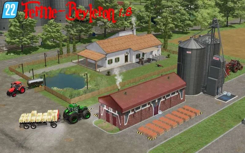 Ferme-Beyleron v1.8.1 FS22 FS22 Mod Free Download