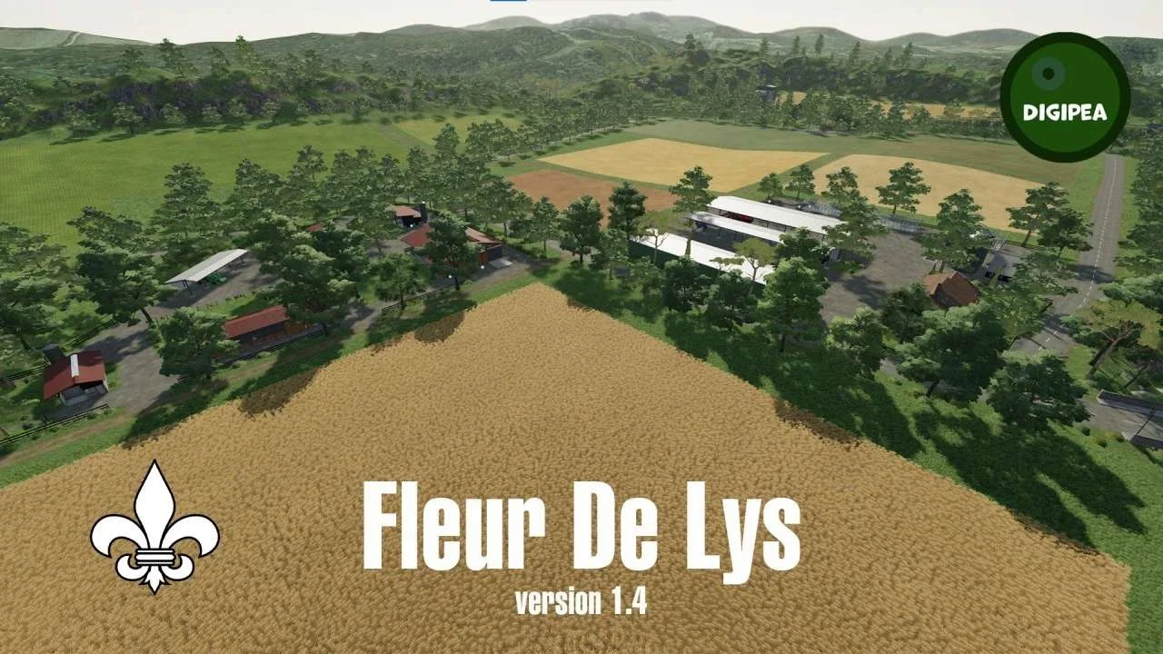 Fleur De Lys v1.4 FS22 FS22 Mod Free Download