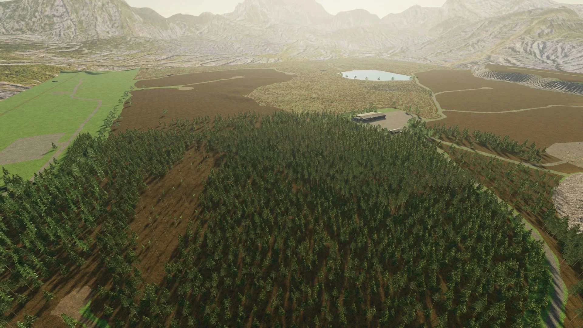 Forest Valley Map Edit v1.0 FS22 FS22 Mod Free Download