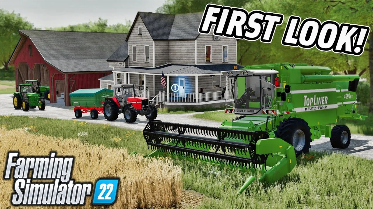 FS22 First Gameplay & Tutorial with USA Map FS22 Mod Free Download