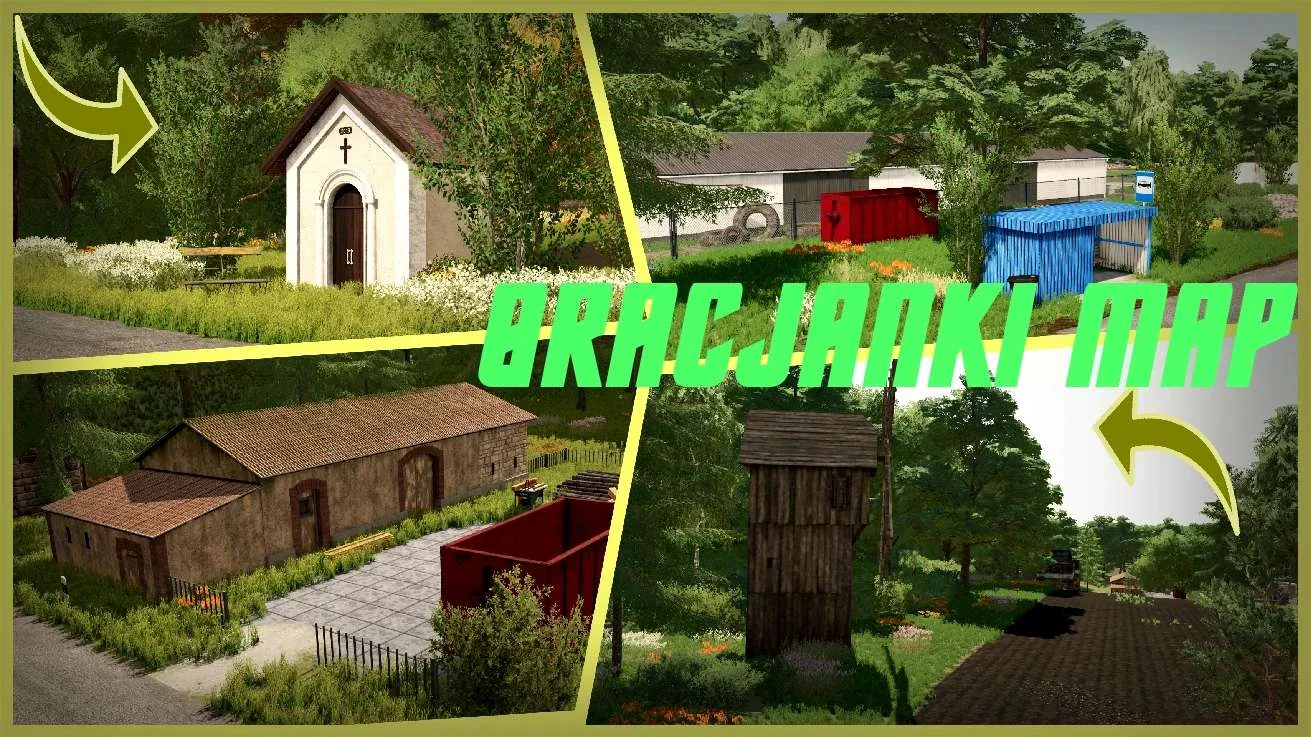GRACJANKI MAP BY AGRO MATI GAMES v1.0 FS22 FS22 Mod Free Download