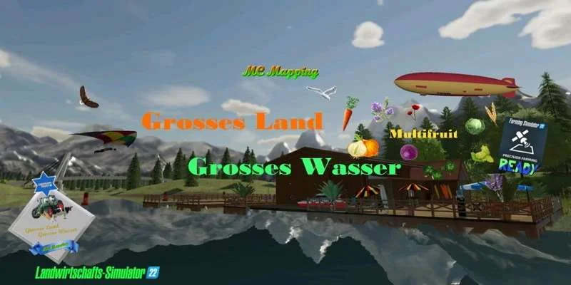 Great Land Big Water Multifruit Update v2.0 FS22 FS22 Mod Free Download