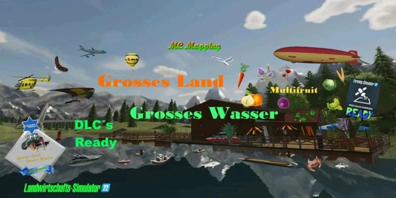 Great Land Big Water Multifruit v4.0.1 FS22 FS22 Mod Free Download
