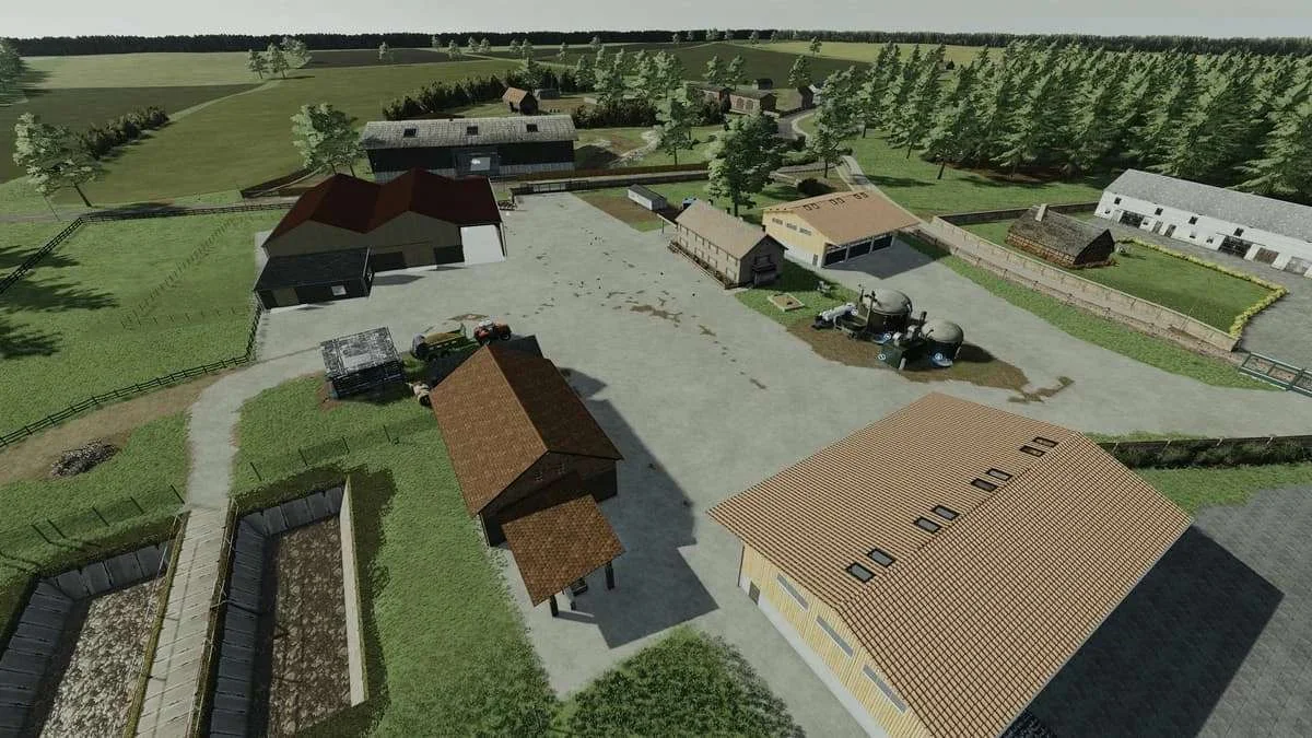 Göddenstedt Map v1.0 FS22 FS22 Mod Free Download