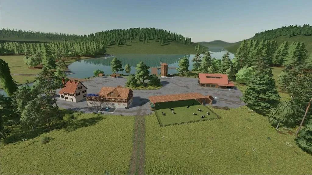Hinterland Map v1.0.1 FS22 FS22 Mod Free Download