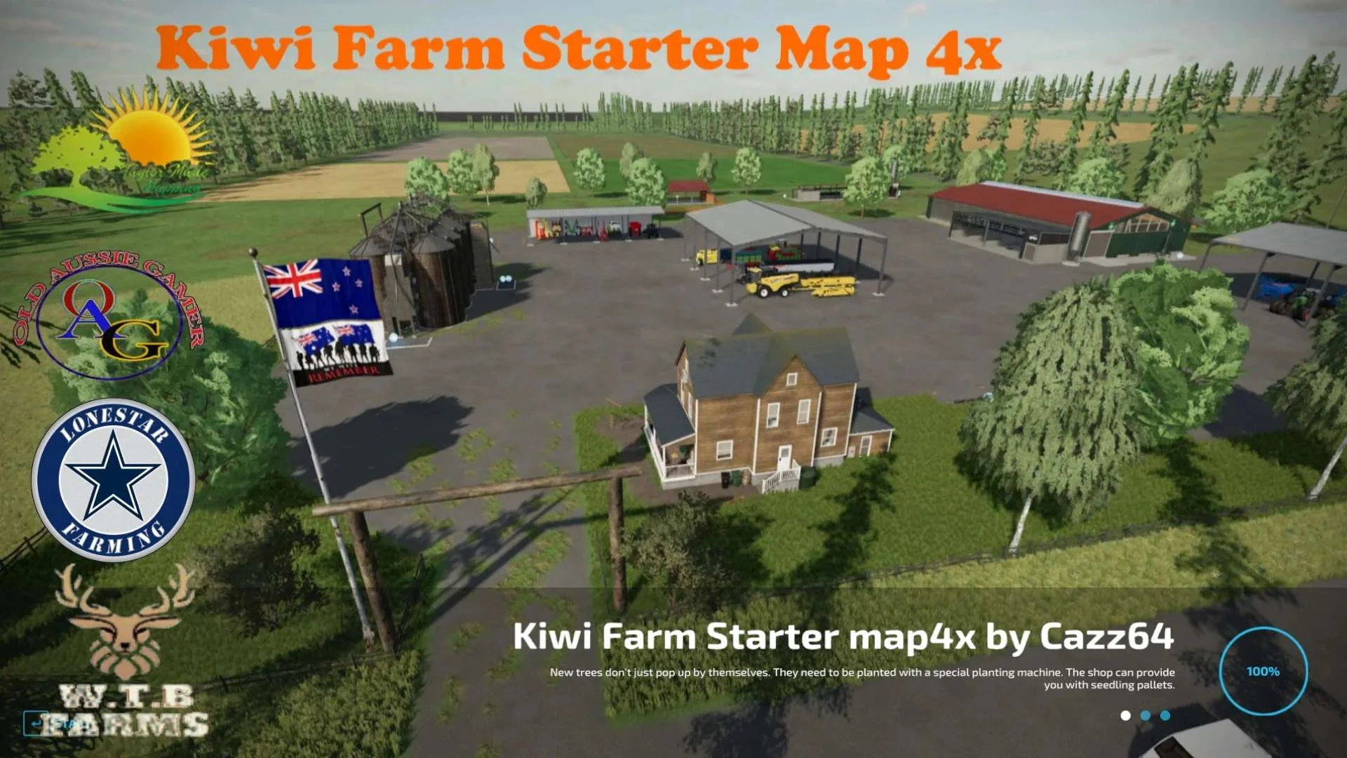 Kiwi Starter 4x 22 v1.0 FS22 FS22 Mod Free Download