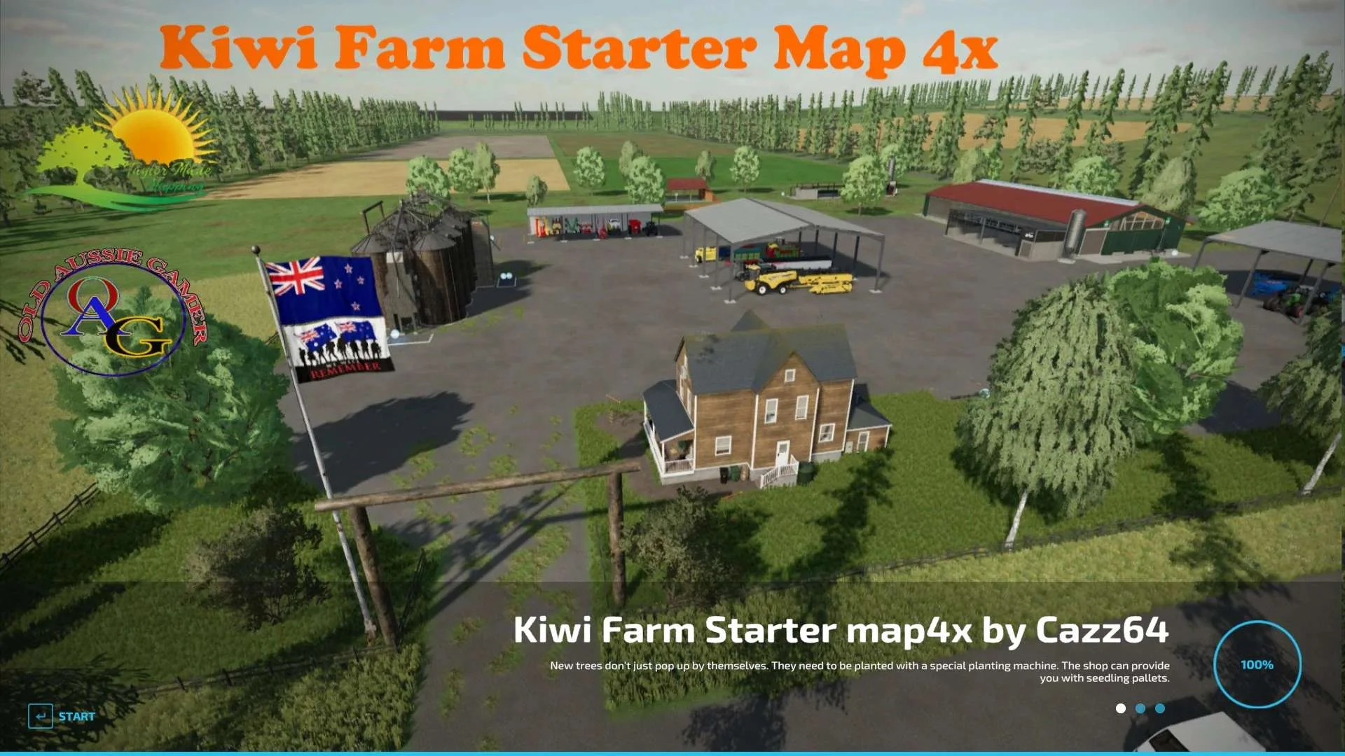 Kiwi Starter 4x v1.0.0.2 FS22 FS22 Mod Free Download
