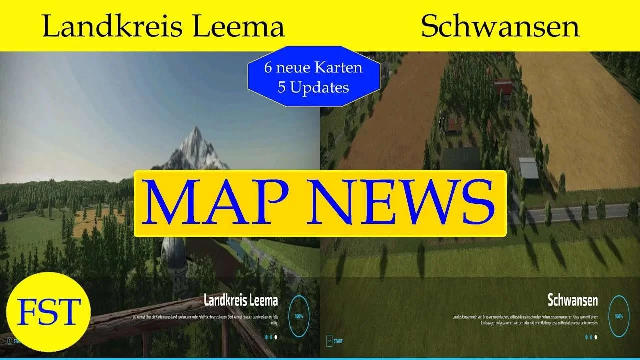 Landkreis Leema v2.0 FS22 FS22 Mod Free Download