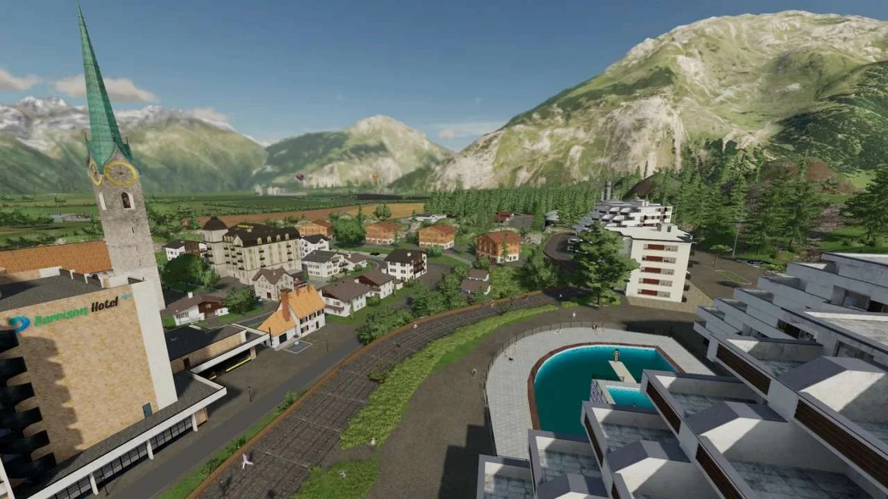 Les Ouches V1.0 FS22 FS22 Mod Free Download