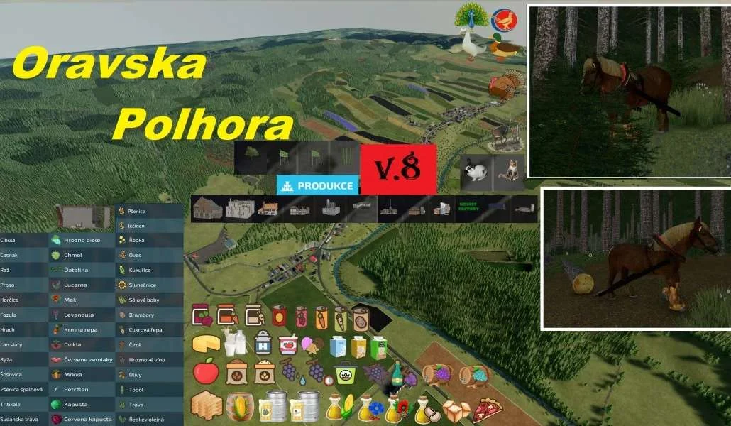 Map Oravska Polhora 4x v8.0 FS22