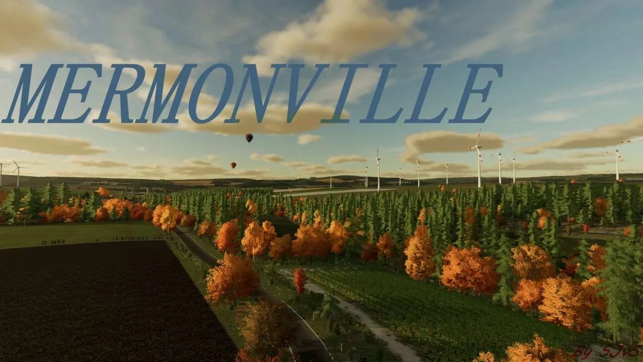 Mermonville Map v1.0 FS22 FS22 Mod Free Download
