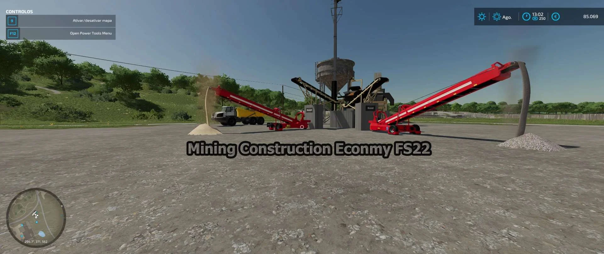 Mining Construction Economy v1.0 FS22 FS22 Mod Free Download