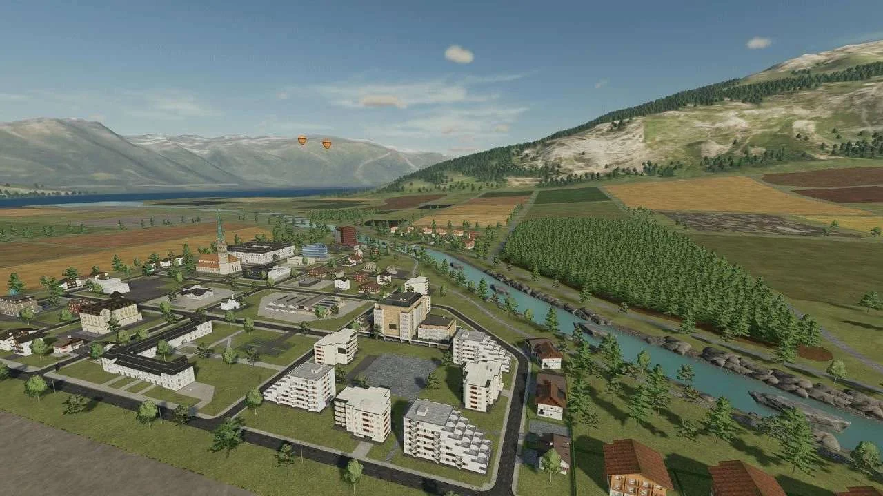 Montreux Swiss Alps v1.0 FS22 FS22 Mod Free Download