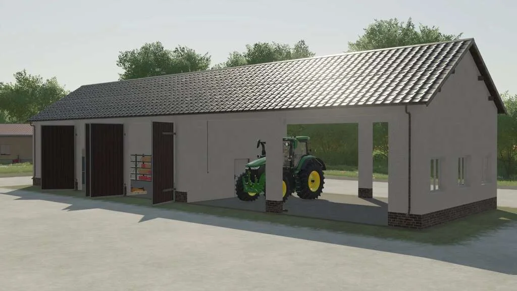 New Garage v1.0 FS22 FS22 Mod Free Download