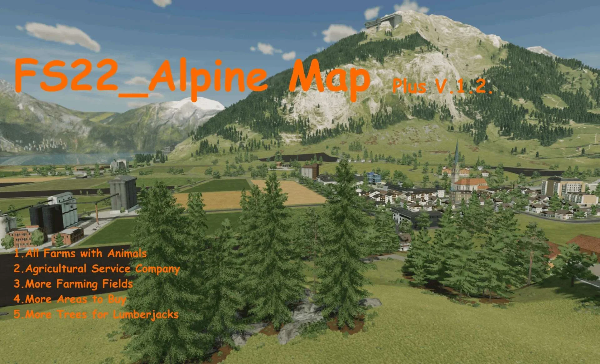 NewMap Alpine Plus v1.0.0.1 FS22 FS22 Mod Free Download
