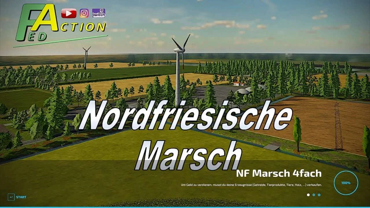 NF Marsch Map v2.6 FS22 FS22 Mod Free Download
