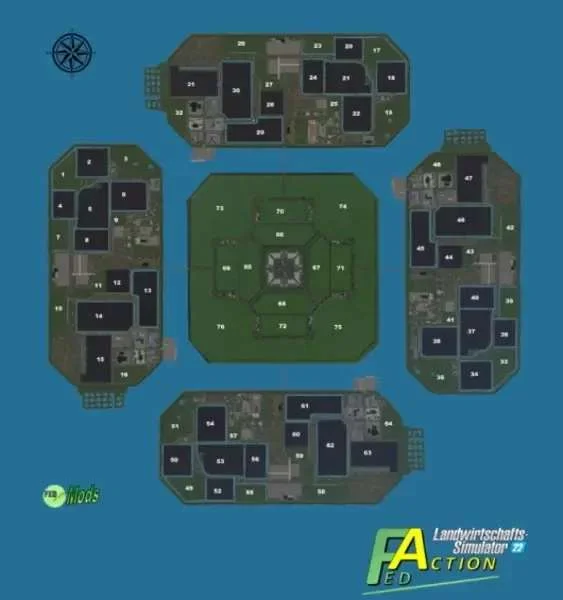 NF Match Map 4fach Challenge Map v1.1 FS22 FS22 Mod Free Download