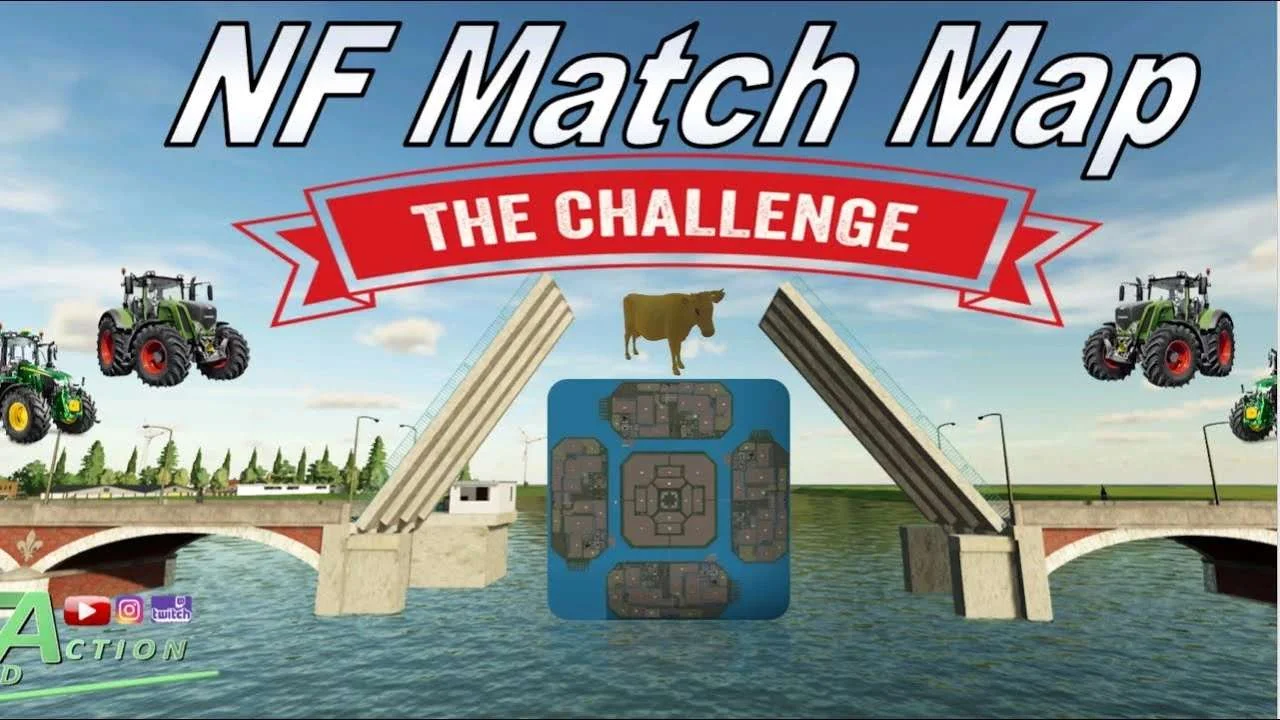 NF Match Map 4x Challenge Card v1.0 FS22 FS22 Mod Free Download