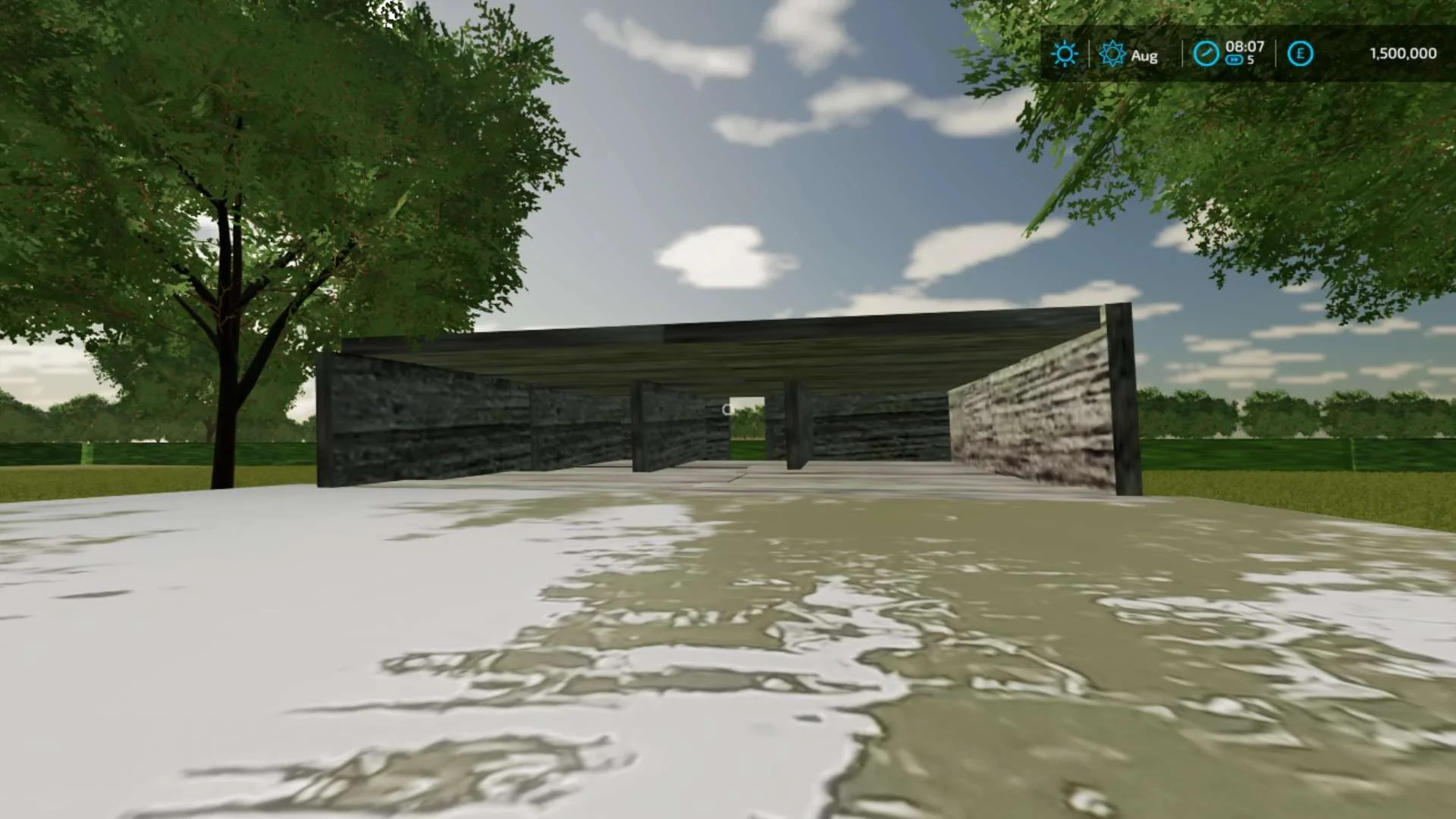 Pond abandoned hides prefab v1.0 FS22 FS22 Mod Free Download