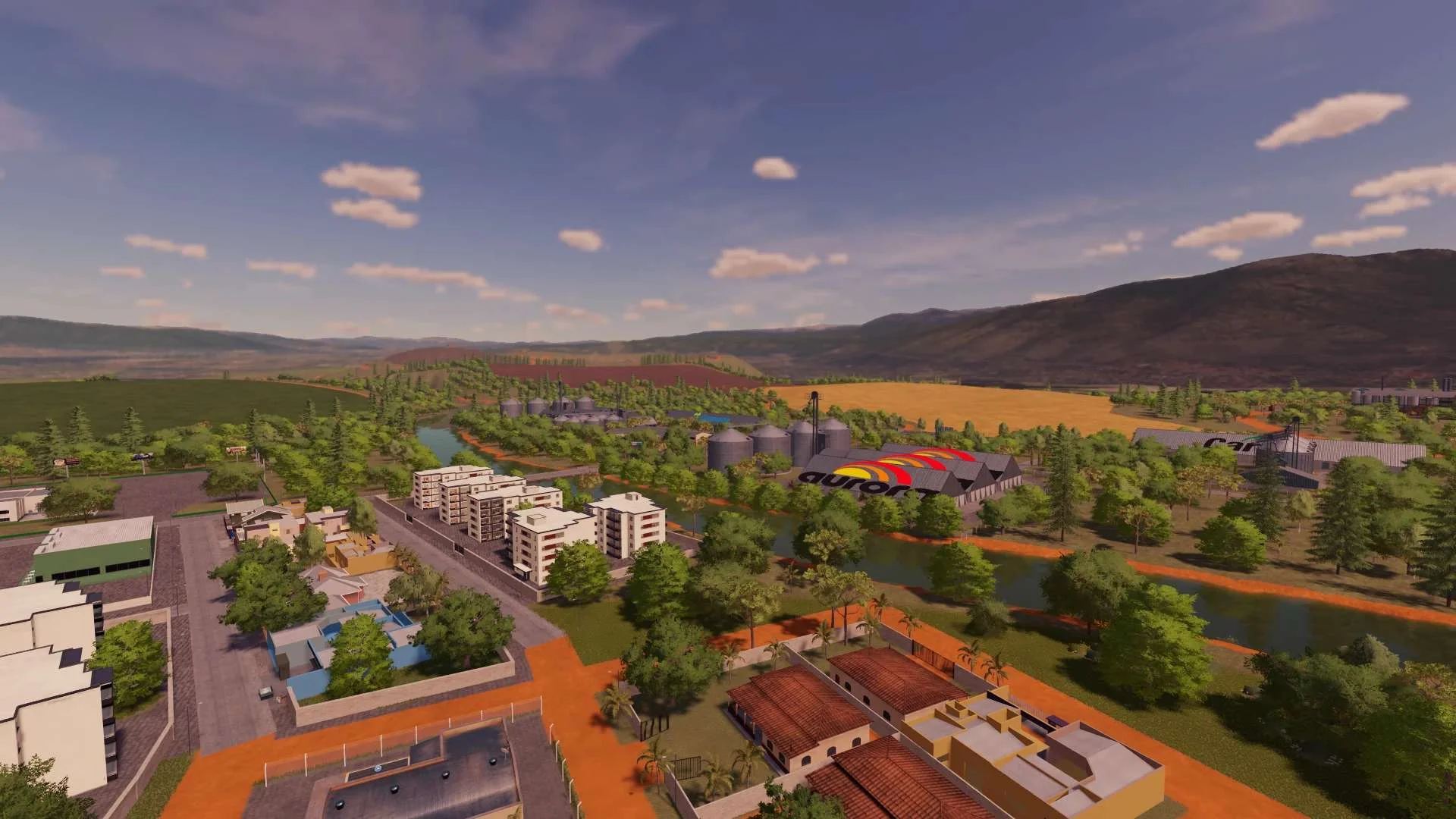 PONTE FUNDA Map ROWCROP v1.1 FS22 FS22 Mod Free Download