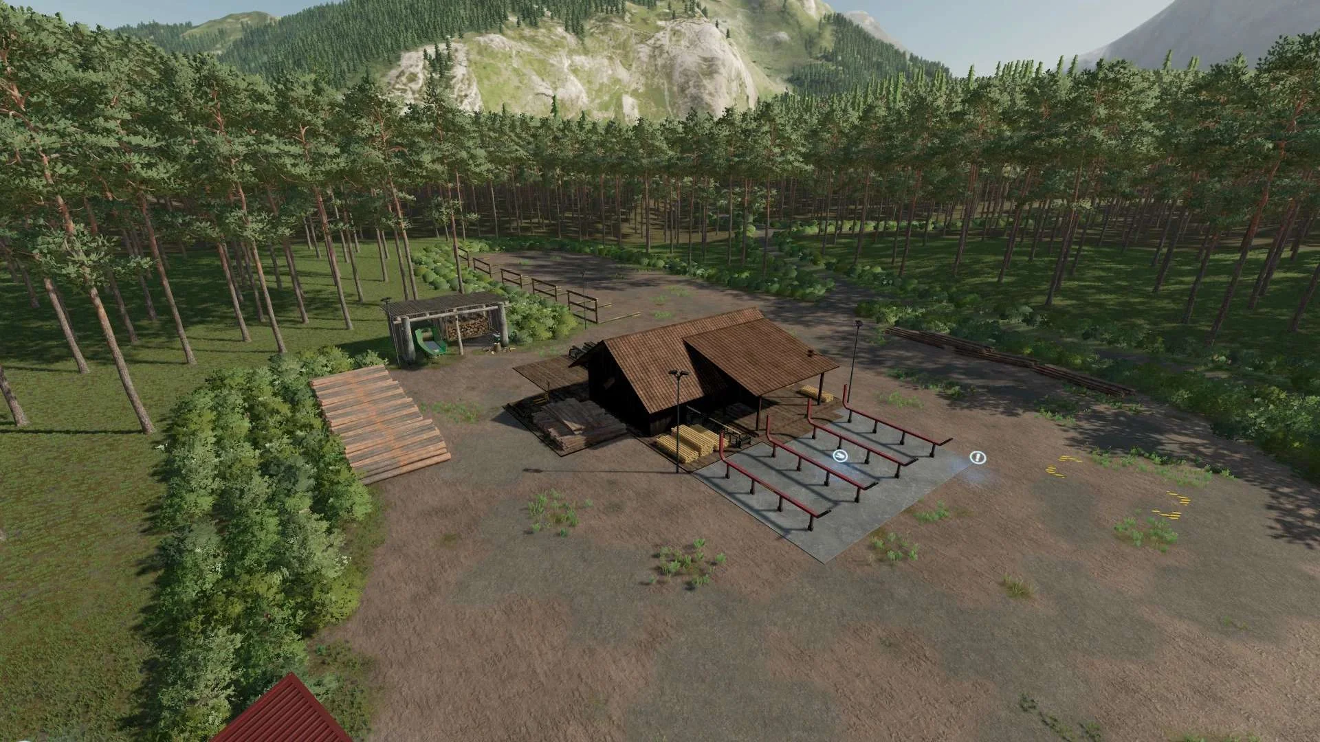 Powell Company logging V1.0 FS22 FS22 Mod Free Download