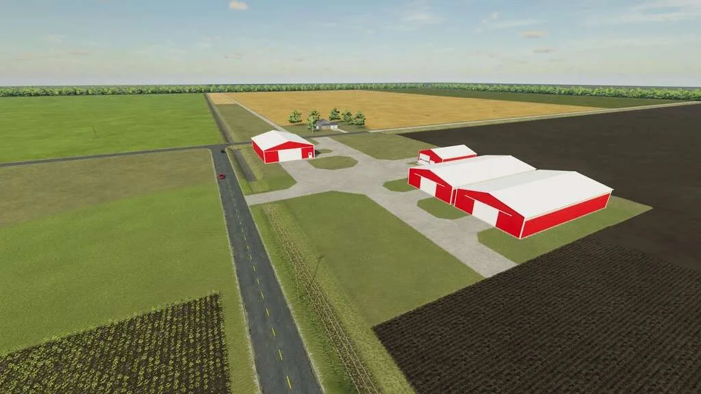 Prairie Farm Michigan 4X v1.0 FS22 FS22 Mod Free Download
