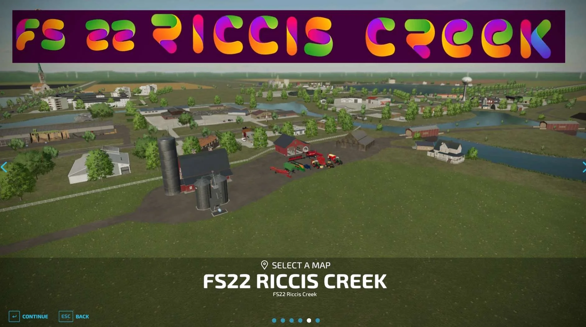 Riccis Creem Map V2.0 FS22 FS22 Mod Free Download