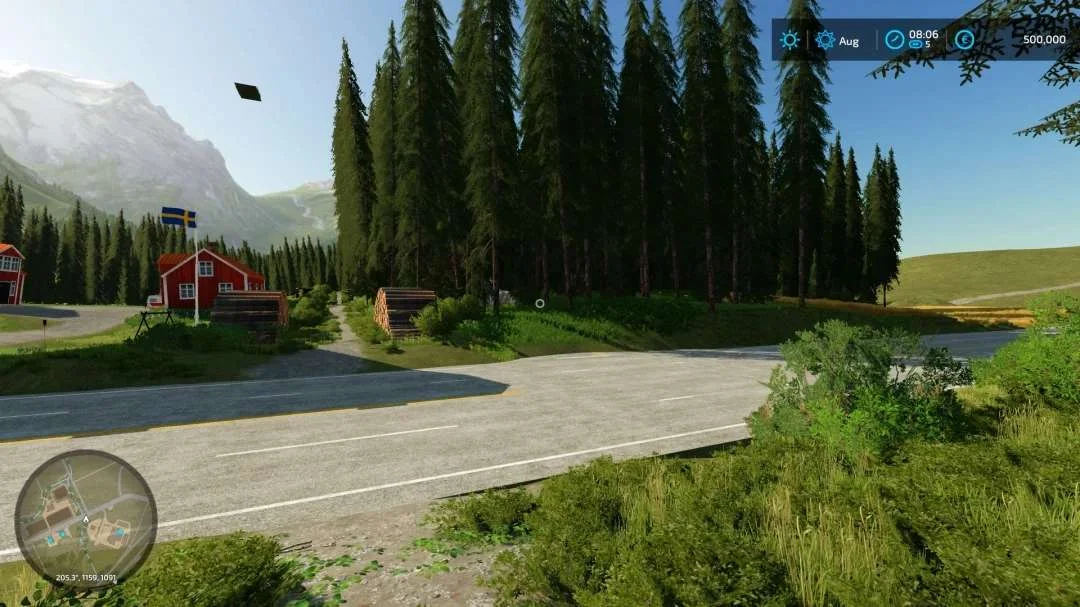 Sweden Small Forestry Test Map v1.0 FS22 FS22 Mod Free Download