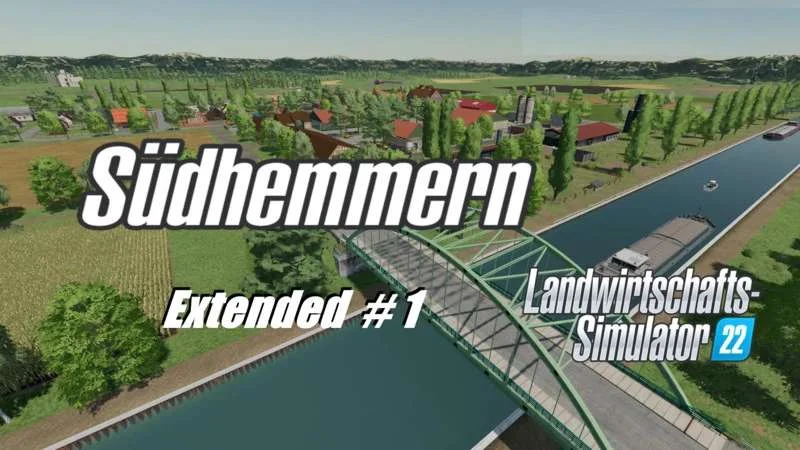Südhemmern Extended v1.0 FS22 FS22 Mod Free Download