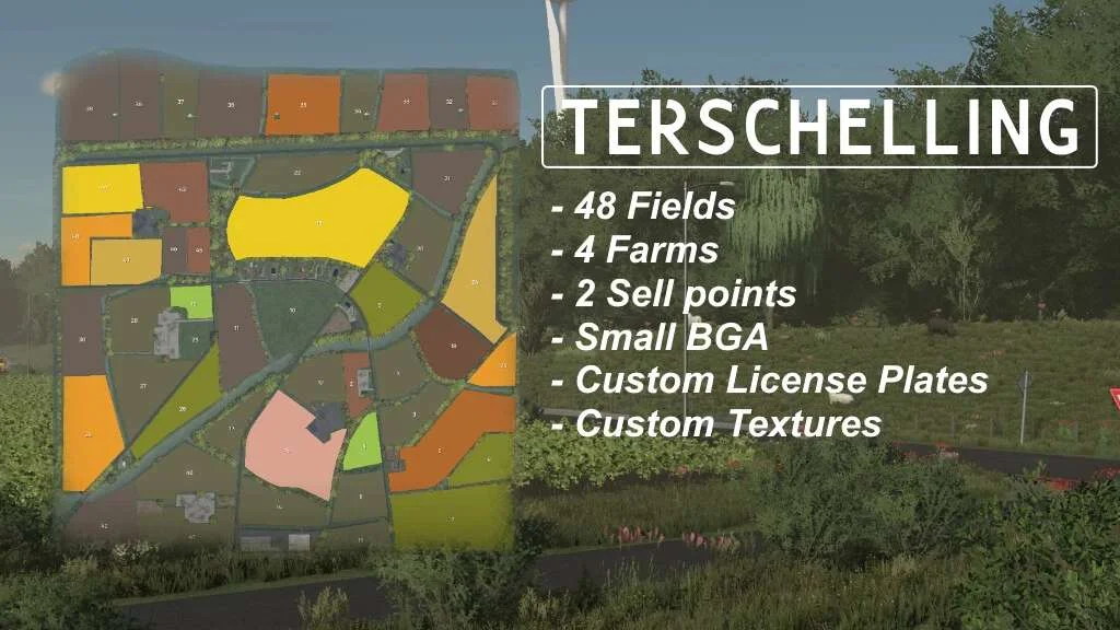 Terschelling Map v1.0.1 FS22 FS22 Mod Free Download