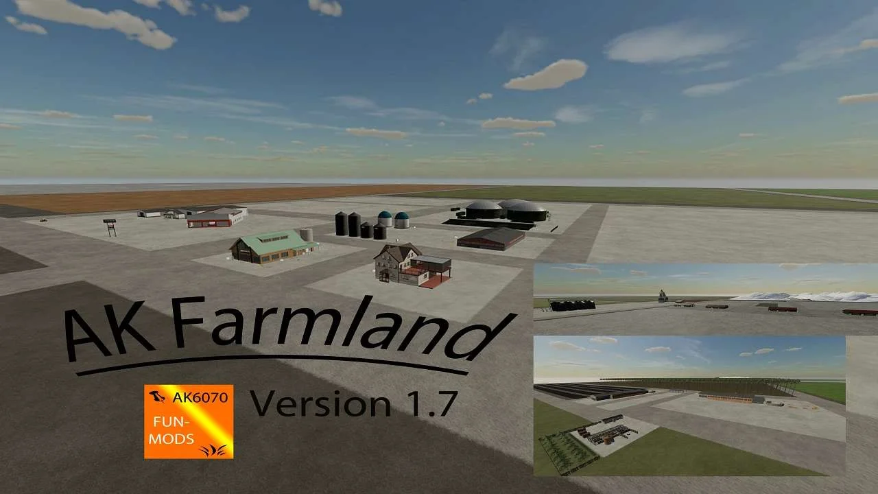 The AK_Farmland v1.7 FS22 FS22 Mod Free Download