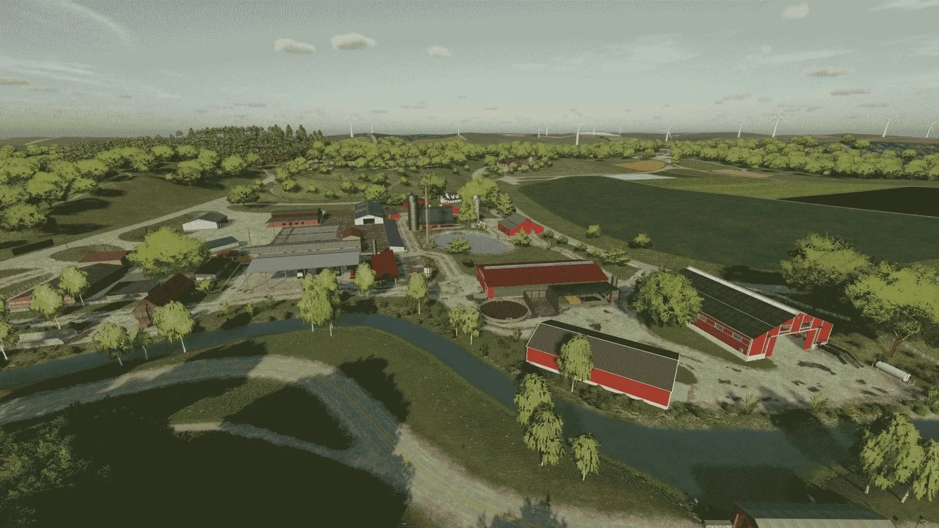 THE RED FARM ON ELMCREEK V3.0 (only base map) FS22 FS22 Mod Free Download