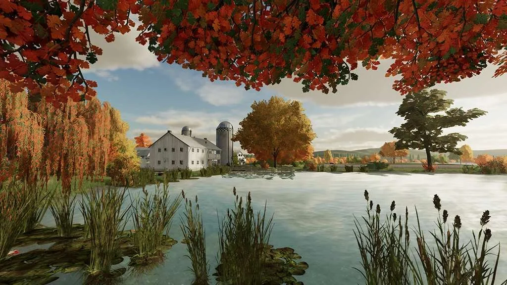 The White Farm v1.0 FS22 FS22 Mod Free Download