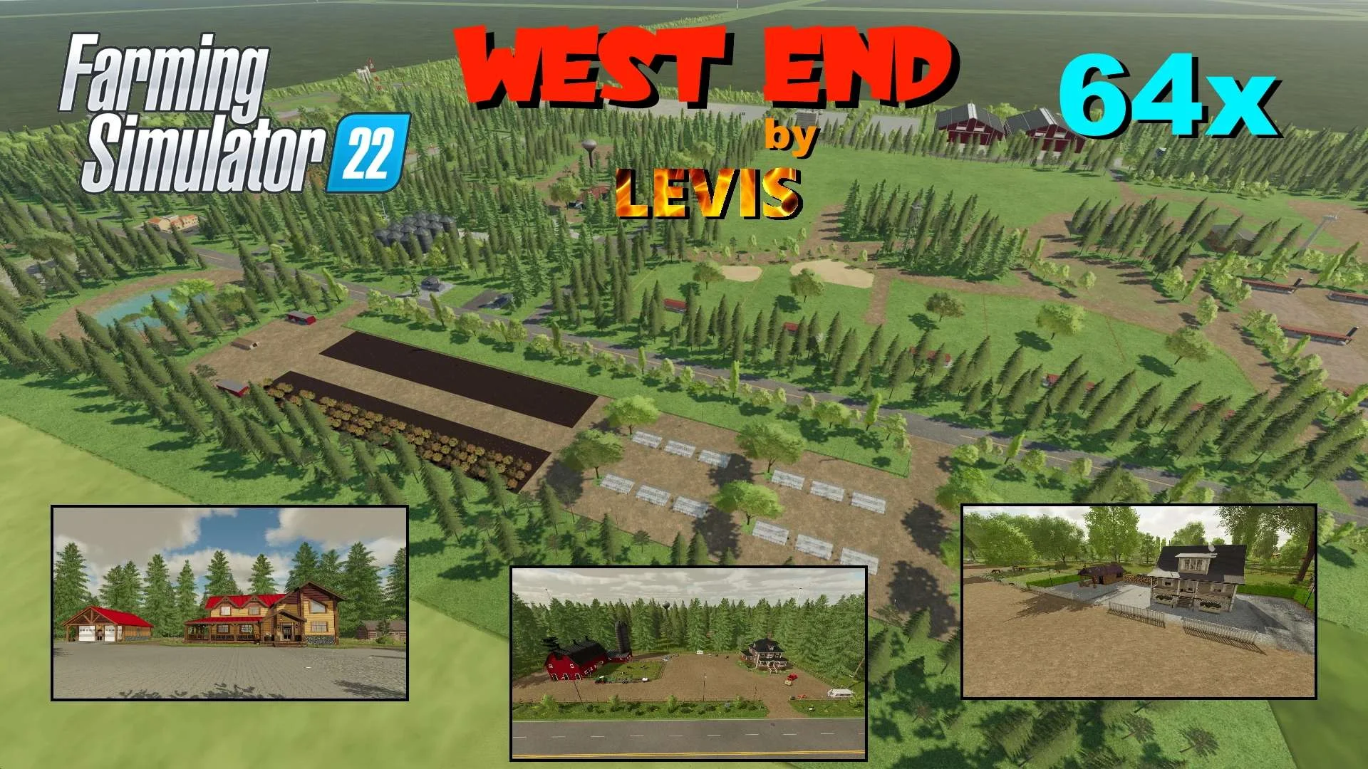 WEST END 64X BY LEVIS V1.0.0.3 FS22 FS22 Mod Free Download