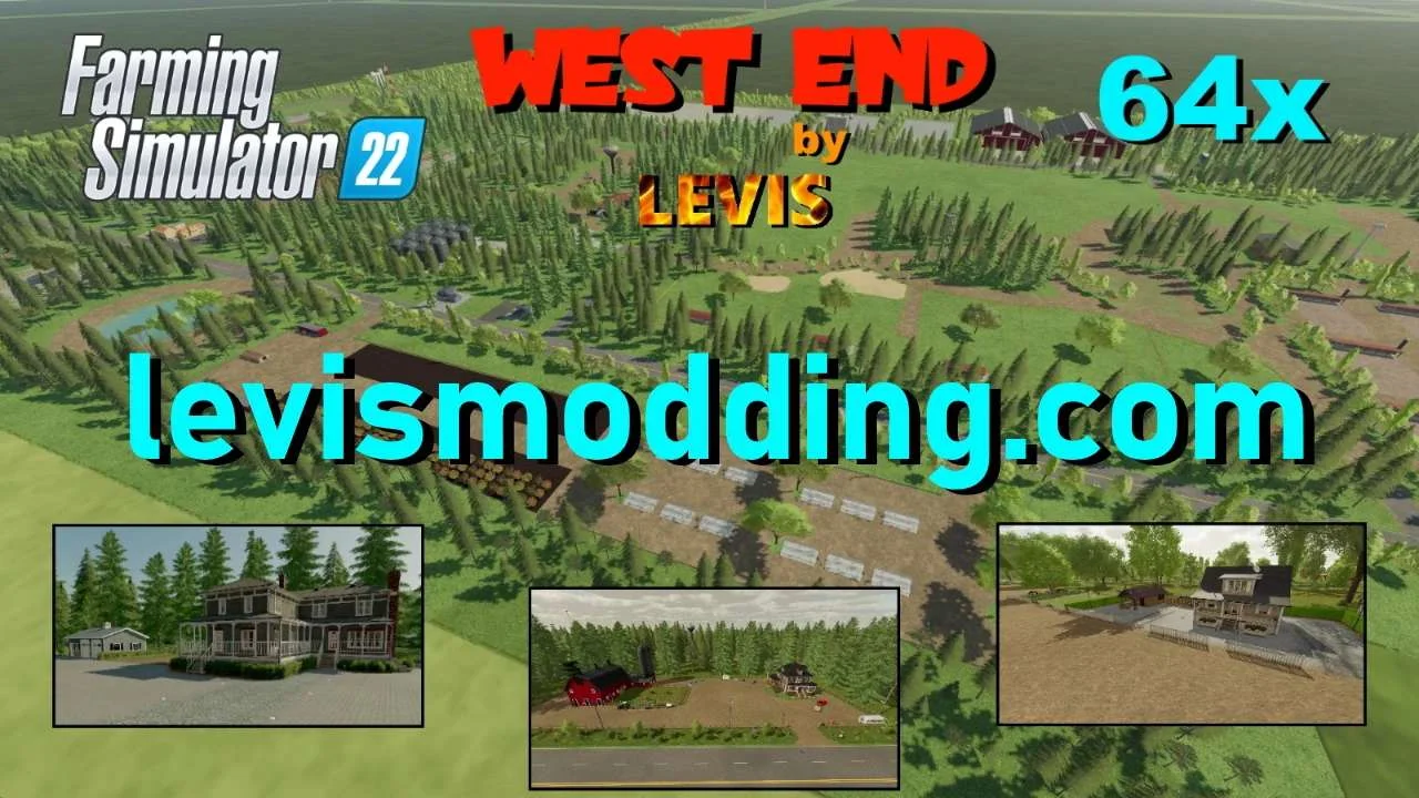 West End 64x v1.0.0.7 FS22 FS22 Mod Free Download