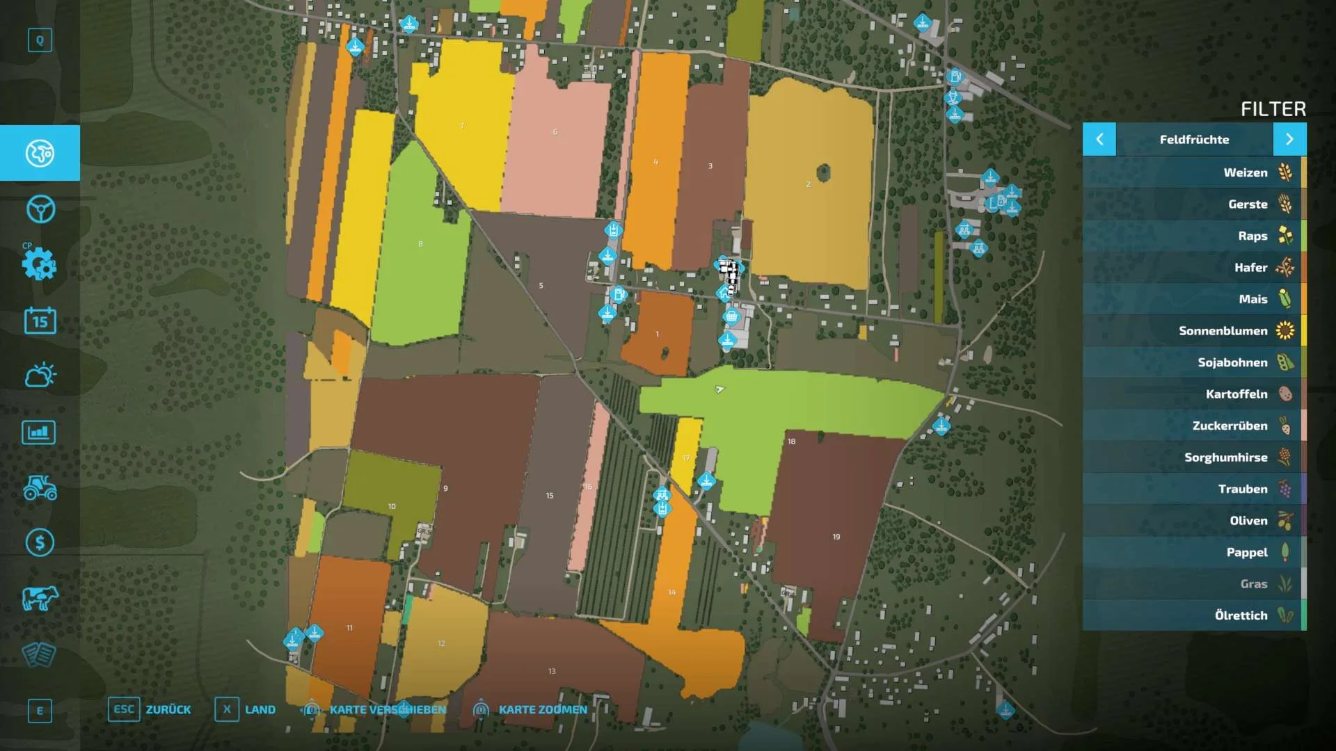 Zdziechow Large Fields v1.0 FS22 FS22 Mod Free Download