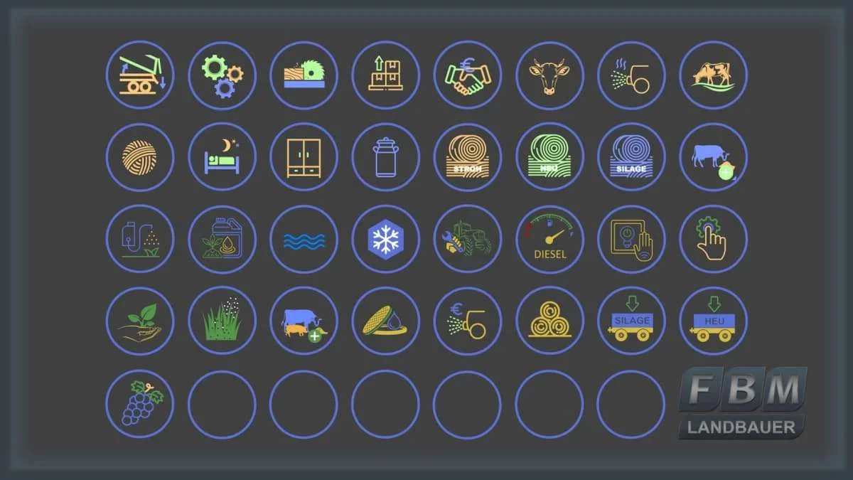 [FBM22] Landbauer Icons Paket V1.0 FS22 FS22 Mod Free Download