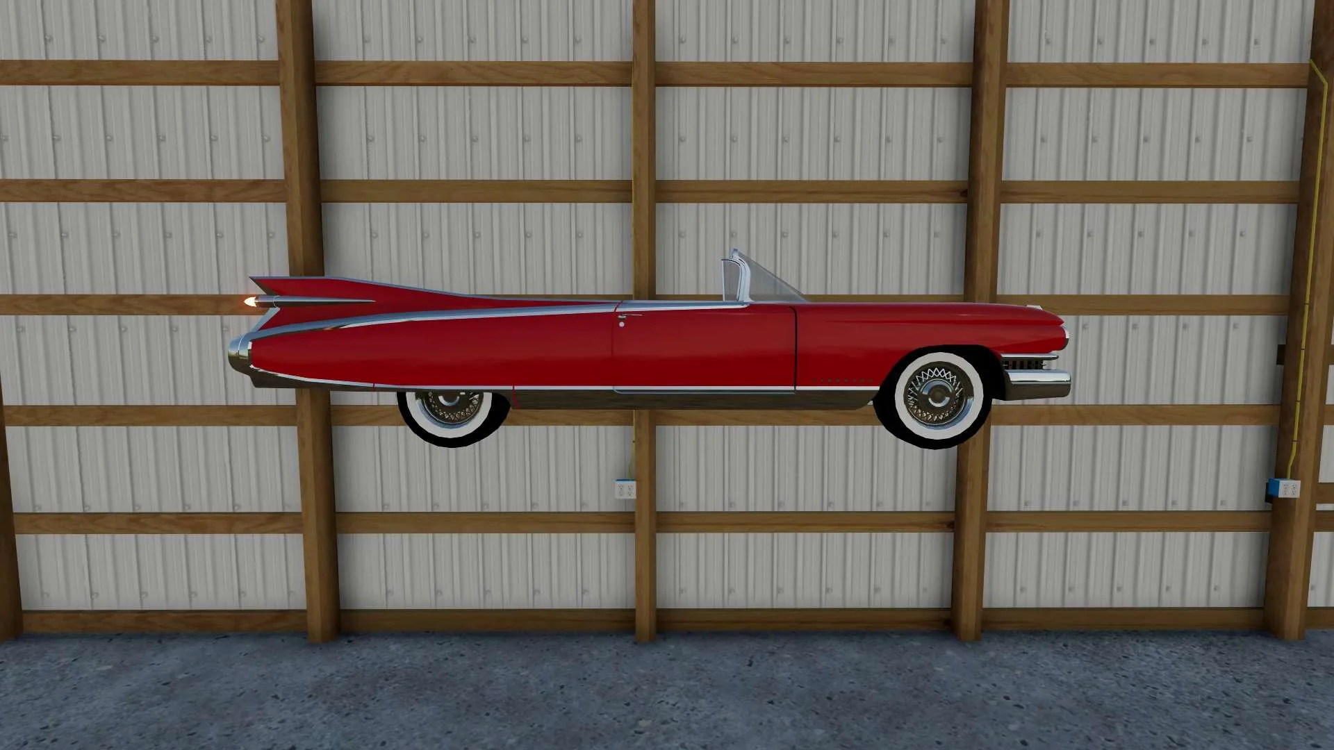 1959 Cadillac Eldorado Wall art. v1.0 FS22 FS22 Mod Free Download