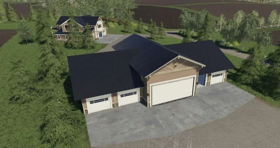 5 Bay Garage v1.0 FS22 FS22 Mod Free Download